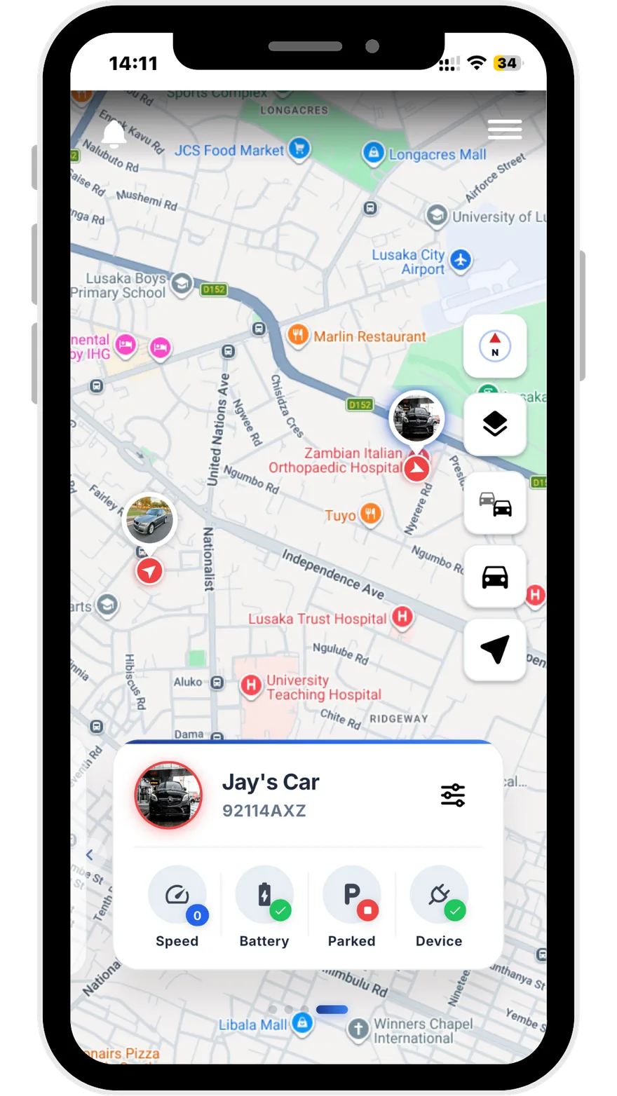 Navixa mobile app