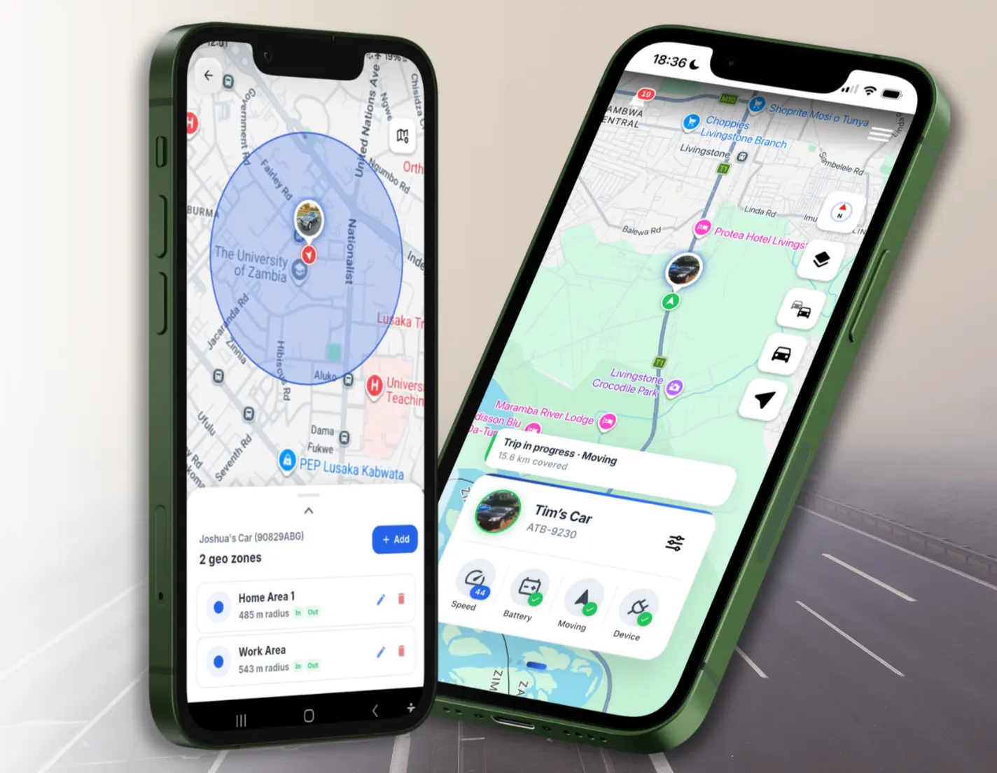 Navixa app download and account setup on a phone